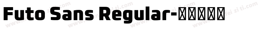 Futo Sans Regular字体转换